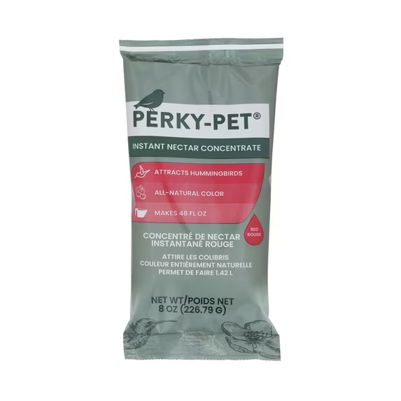 Perky-Pet 8 oz instant red hummingbird nectar concentrate packet