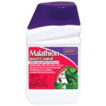Small pint bottle of Bonide Malathion Insect Control concentrate