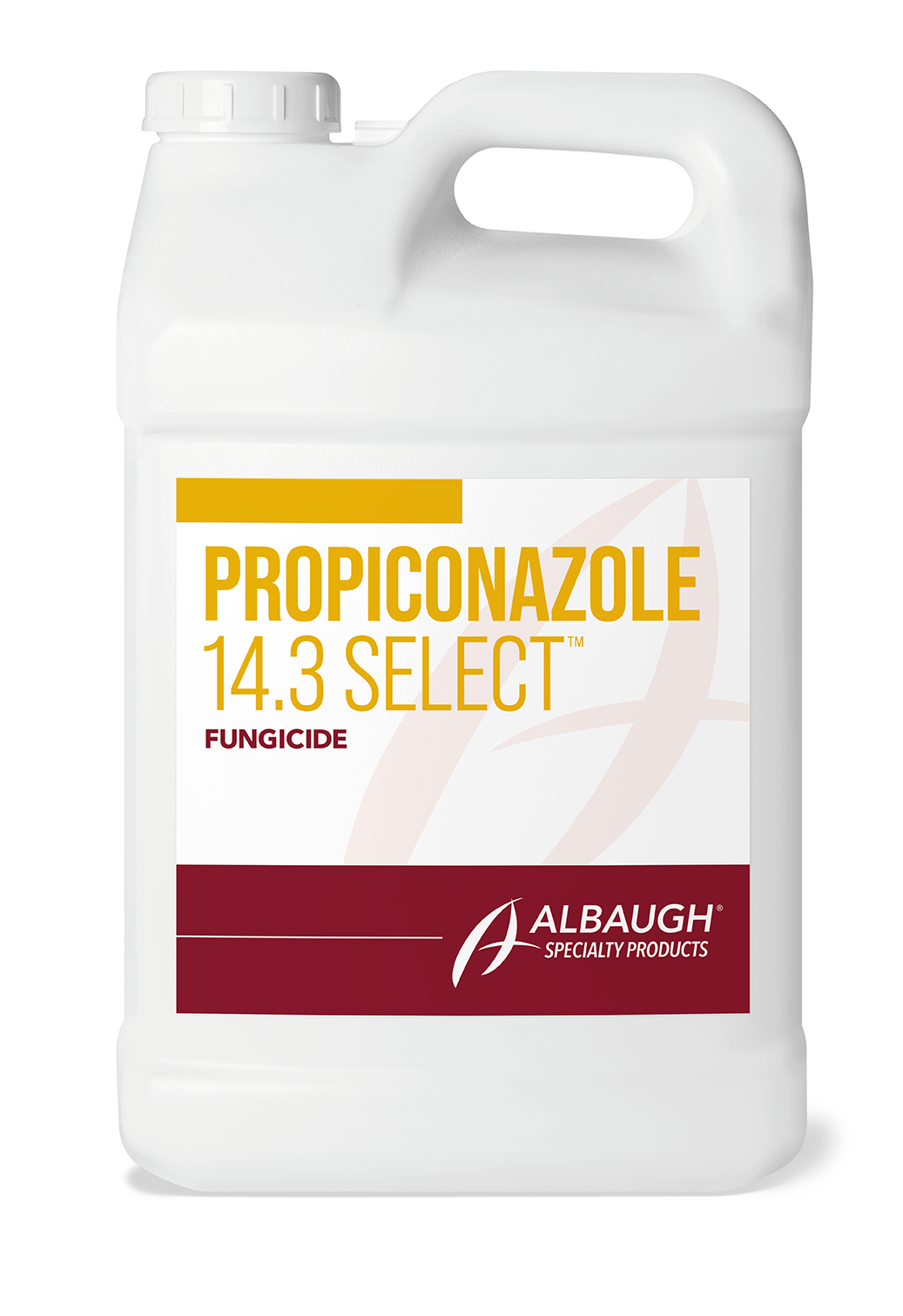 One-gallon jug of Propiconazole 14.3 Select fungicide with yellow label